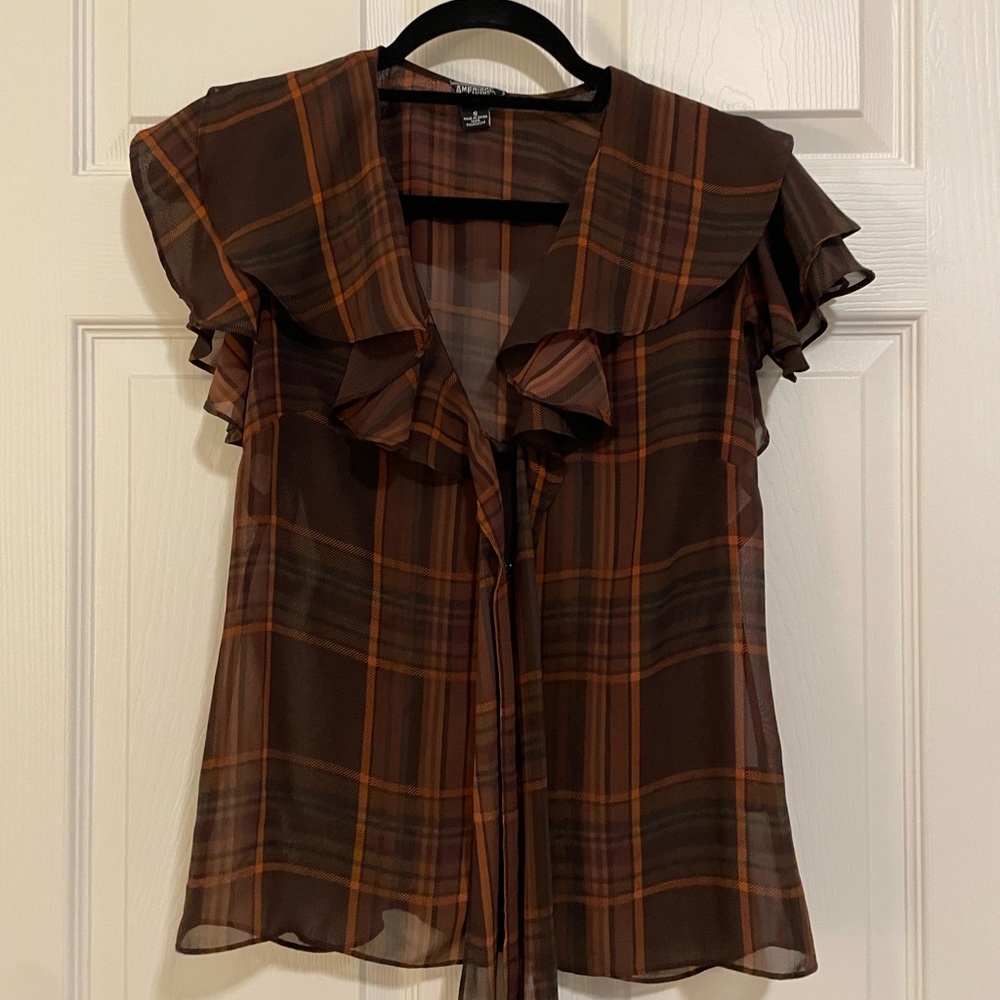 Float fall plaid work top